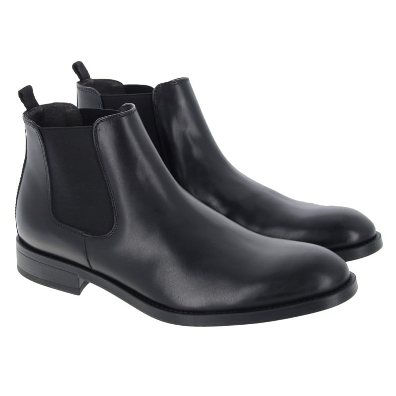 Golden Boot Morant Mens Chelsea Boot Black Leather